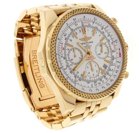 breitling bentley gold replica|used breitling bentley gold watches.